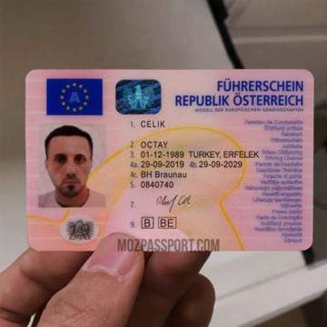 Austria Driving License